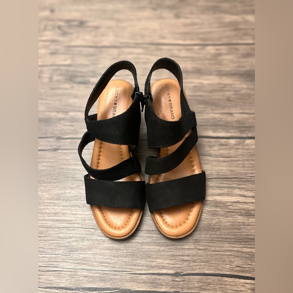 Lucky Brand Rhodette Block Heel Sandals - Picture 4 of 5